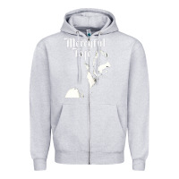 Heather Grey mercyful fate new Zipper Hoodie - artisFamous