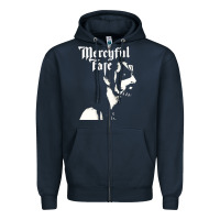 Navy mercyful fate new Zipper Hoodie - artisFamous