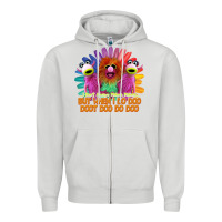 Dove Grey i dont always mahnamahna funny Zipper Hoodie - artisFamous