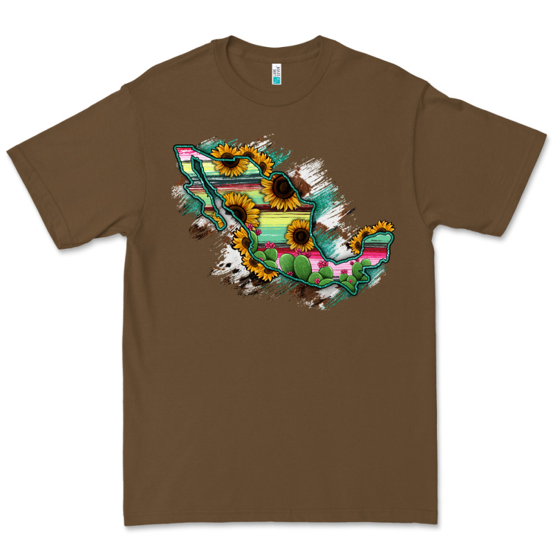 Guerrero Mexico Sunflower Map Premium Tee by RanaPortraitStore | Teevron