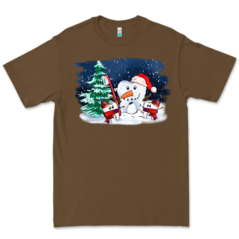 Teeth Snow Party Costom Ado Premium Tee by OliviaCreatesArt | Teevron