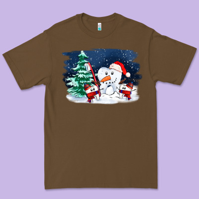 Teeth Snow Party Costom Ado Premium Tee Designed By Oliviacreatesart