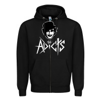 Black the adicts Zipper Hoodie - artisFamous
