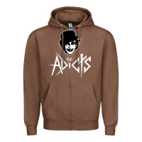 Chestnut the adicts Zipper Hoodie - artisFamous