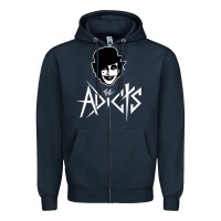Navy the adicts Zipper Hoodie - artisFamous