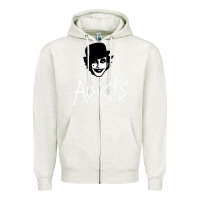Oatmeal Heather the adicts Zipper Hoodie - artisFamous