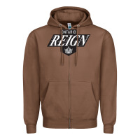 Chestnut The Reign, Ontario Zipper Hoodie - artisFamous