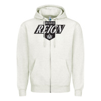 Oatmeal Heather The Reign, Ontario Zipper Hoodie - artisFamous