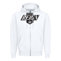White The Reign, Ontario Zipper Hoodie - artisFamous