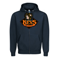 Navy the frederick keys Zipper Hoodie - artisFamous