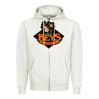 Oatmeal Heather the frederick keys Zipper Hoodie - artisFamous