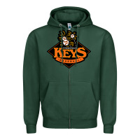 Sports Green the frederick keys Zipper Hoodie - artisFamous