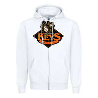 White the frederick keys Zipper Hoodie - artisFamous