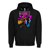 Black gambit Zipper Hoodie - artisFamous