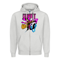 Dove Grey gambit Zipper Hoodie - artisFamous