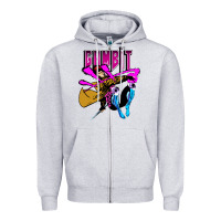 Heather Grey gambit Zipper Hoodie - artisFamous