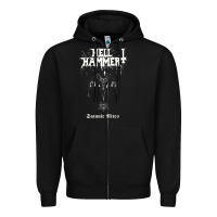 Black hell hammer Zipper Hoodie - artisFamous