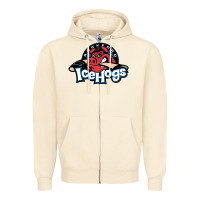Sandshell The Icehogs, Rockford Zipper Hoodie - artisFamous