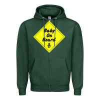 Baby On Board Zipper Hoodie | Teevron