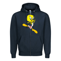 Navy tweety bird Zipper Hoodie - artisFamous