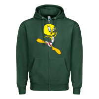 Sports Green tweety bird Zipper Hoodie - artisFamous