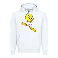 White tweety bird Zipper Hoodie - artisFamous