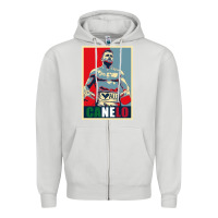 Dove Grey canelo alvarez mexican boxing Zipper Hoodie - artisFamous