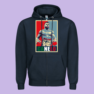 Canelo Alvarez Mexican Boxing Zipper Hoodie Designed By Artisfamous