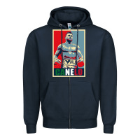 Navy canelo alvarez mexican boxing Zipper Hoodie - artisFamous