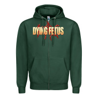 Sports Green dying fetus 3 Zipper Hoodie - artisFamous