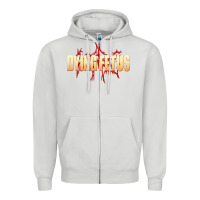 Dove Grey dying fetus 3 Zipper Hoodie - artisFamous