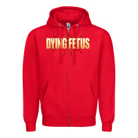 Red dying fetus 3 Zipper Hoodie - artisFamous