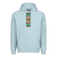 Blue Mist fall pattern Premium Hoodie - Artiststas