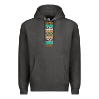 Charcoal Heather fall pattern Premium Hoodie - Artiststas