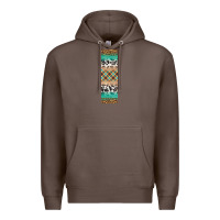 Coffee fall pattern Premium Hoodie - Artiststas