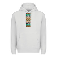 Dove Grey fall pattern Premium Hoodie - Artiststas