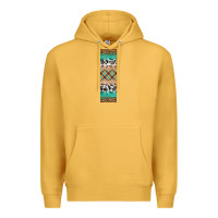 Mustard fall pattern Premium Hoodie - Artiststas