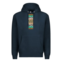 Navy fall pattern Premium Hoodie - Artiststas