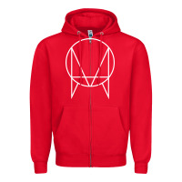 Red owsla music Zipper Hoodie - artisFamous