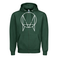 Sports Green owsla music Zipper Hoodie - artisFamous