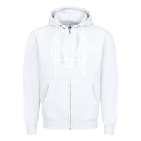 White owsla music Zipper Hoodie - artisFamous