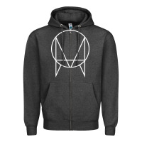 Charcoal Heather owsla music Zipper Hoodie - artisFamous