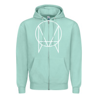 Seafoam owsla music Zipper Hoodie - artisFamous