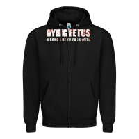 Black dying fetus 4 Zipper Hoodie - artisFamous