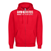 Red dying fetus 4 Zipper Hoodie - artisFamous