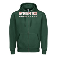 Sports Green dying fetus 4 Zipper Hoodie - artisFamous
