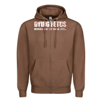 Chestnut dying fetus 4 Zipper Hoodie - artisFamous