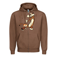Chestnut calvin dance party Zipper Hoodie - artisFamous
