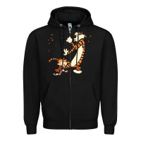 Black calvin dance party Zipper Hoodie - artisFamous