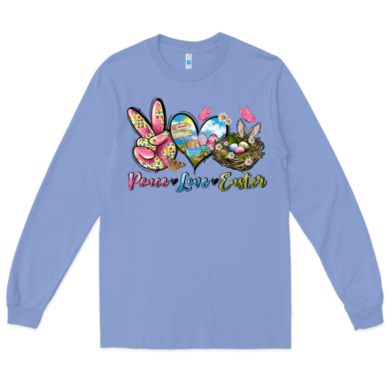 Peace Love Easter Long Sleeve Tee by LillyAllenDesigns | Teevron